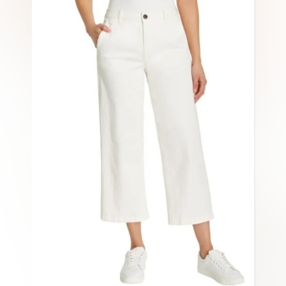 Ella Moss Wide Leg High-Rise Crop Pants